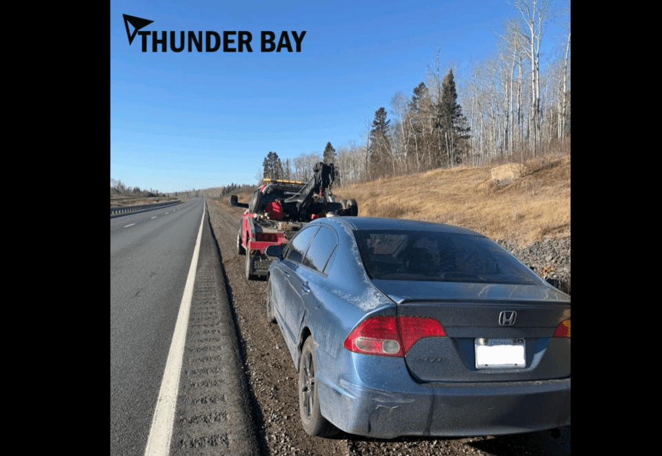 Teen charged with stunt driving in Shuniah