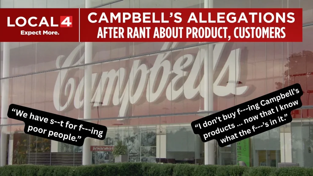 ‘Bioengineered meat, chicken from 3-D printer’: Employee secretly recorded Campbell Soup VP, he says