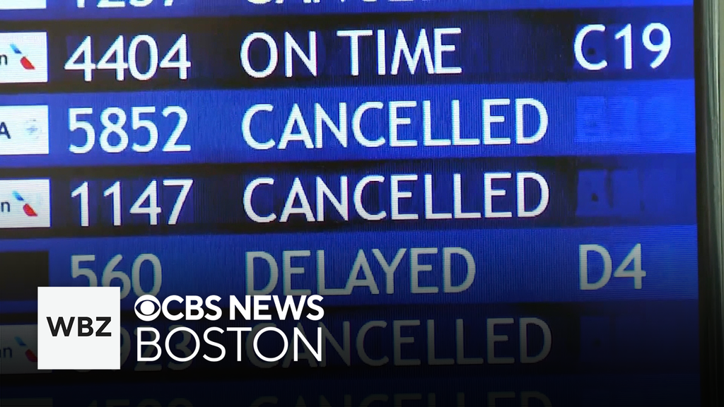 Flight cancellations begin at Logan Airport during government shutdown
