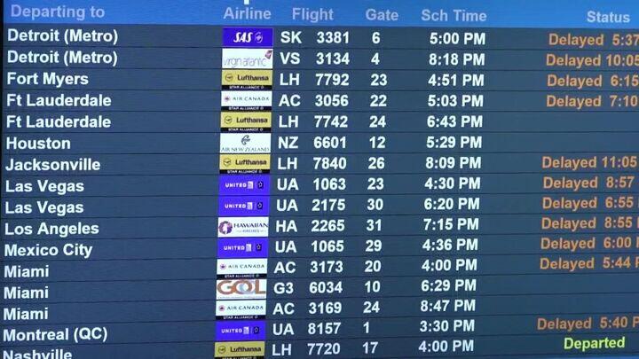 Newark Liberty Airport experiences more extensive delays and ground stops