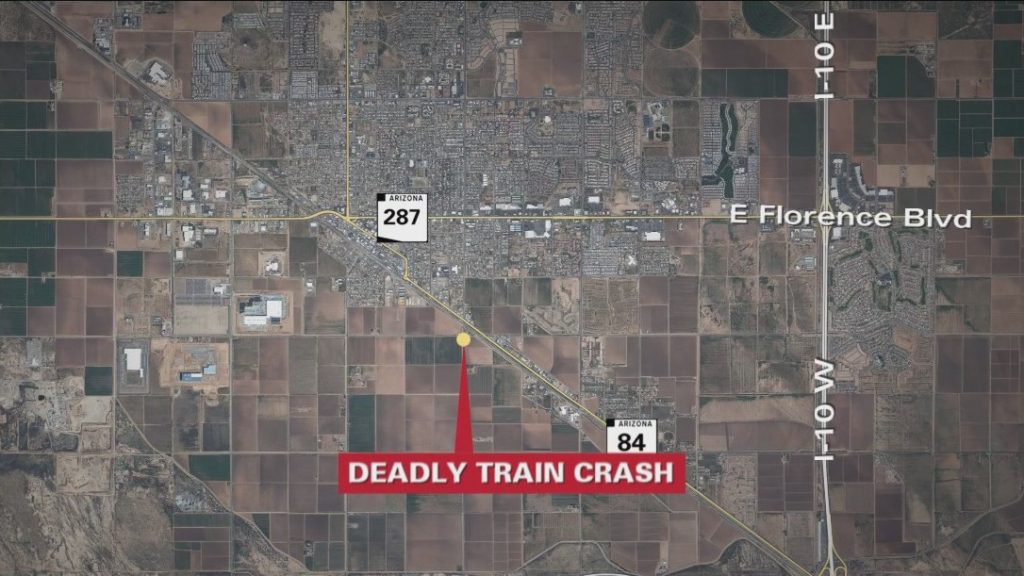 Driver killed after vehicle struck by 2 trains in Casa Grande