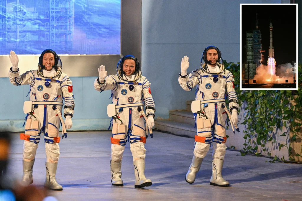 Trio of Chinese astronauts stranded in space after their shuttle was used to rescue another trapped group