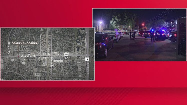 Shooting leaves one man dead in apartment parking lot along Westheimer