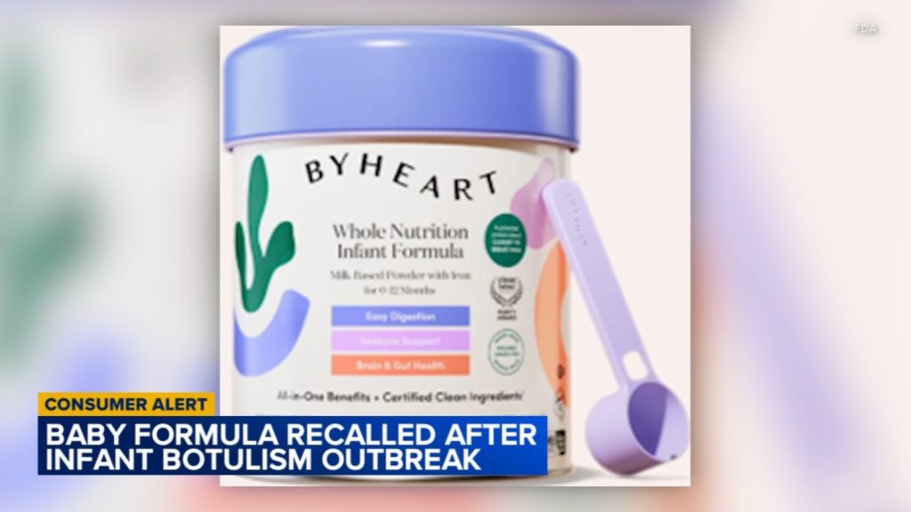 ByHeart formula recall linked to infant botulism cases in 10 states, including Pennsylvania and NJ