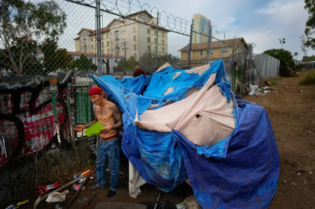 Shelter requests surged after San Diego began clearing freeway camps. Almost all failed.
