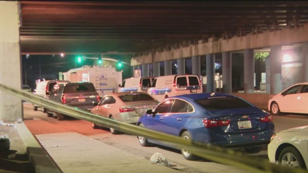 Motorcyclist shot, suspected gunman hit by car after fight breaks out: police