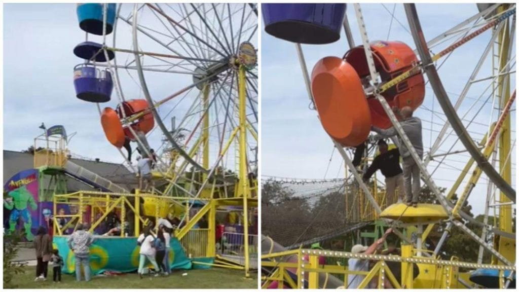 ‘Heard a loud boom.’ Kids fall from Ferris wheel at festival, Louisiana cops say