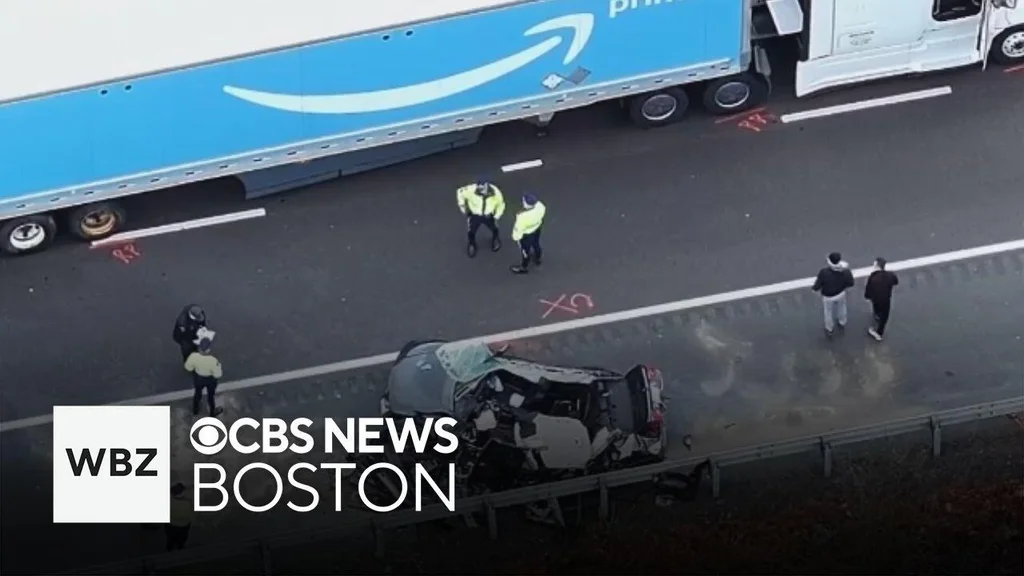 Massachusetts driver killed after crashing into Amazon truck