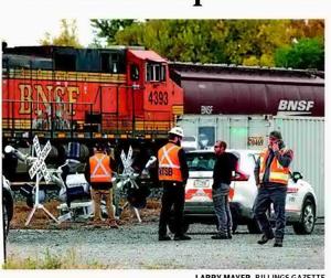 Railroad conductor struck by train unable to stop in time