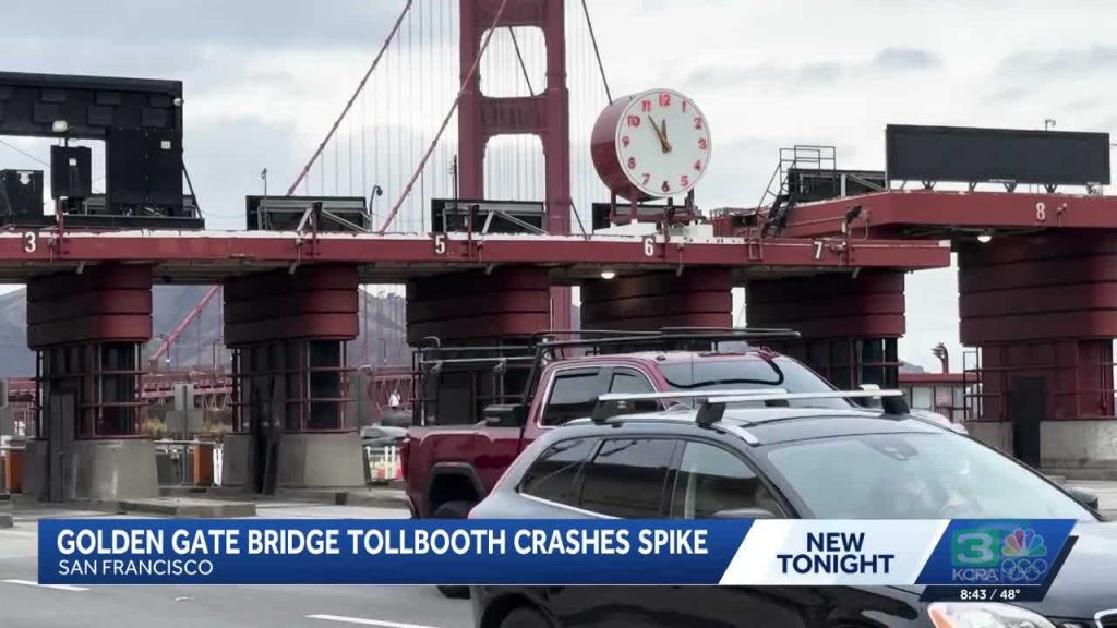 They’ve been empty since 2013, but a record amount of drivers are crashing into the Golden Gate Bridge toll booths