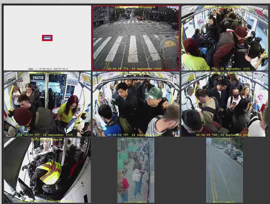 Wild video shows San Francisco Muni train barrel out of tunnel, riders thrown to side of car