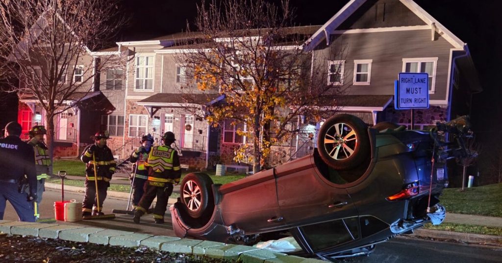 One taken to hospital after Saturday rollover crash in Grafton