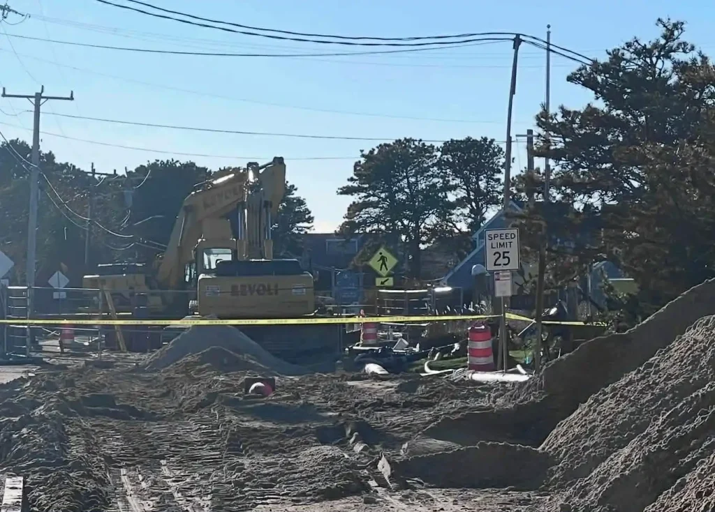 Massachusetts company behind site of fatal trench collapse in court battle with Cape Cod town