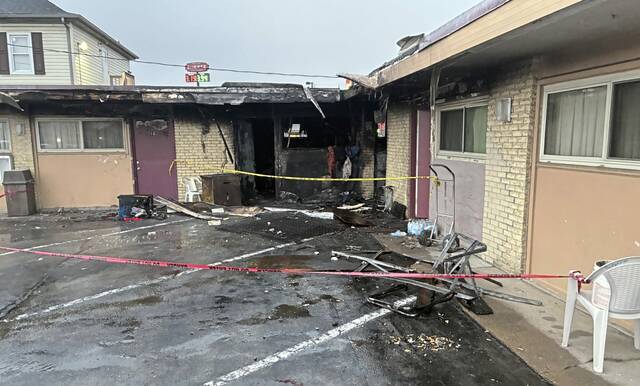 Fire damages New Stanton motel