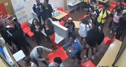 Glassboro police say officer was hit by a chair at Domino’s Pizza along Rowan Boulevard