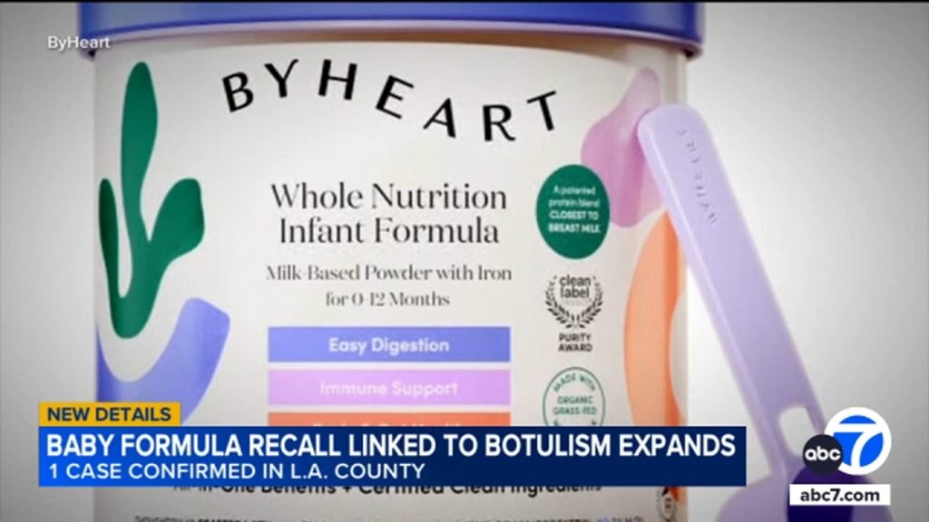 LA County reports case of infant botulism amid outbreak linked to recalled formula