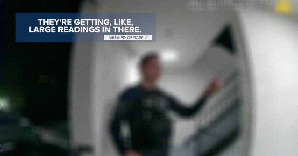 Police body camera video shows chaotic evacuation after carbon monoxide leak at Mesa hotel