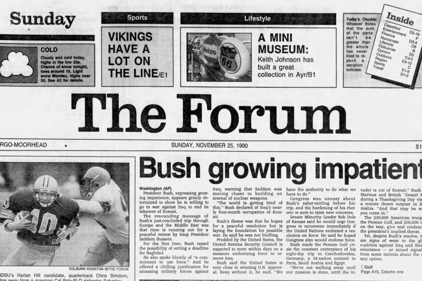 Today in History, 1990: Small western Minnesota town reels from multiple tragedies