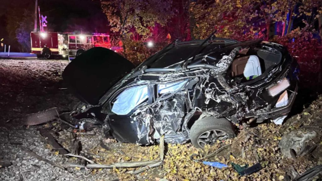 Driver cited after commuter rail train strikes car in Middlesex County