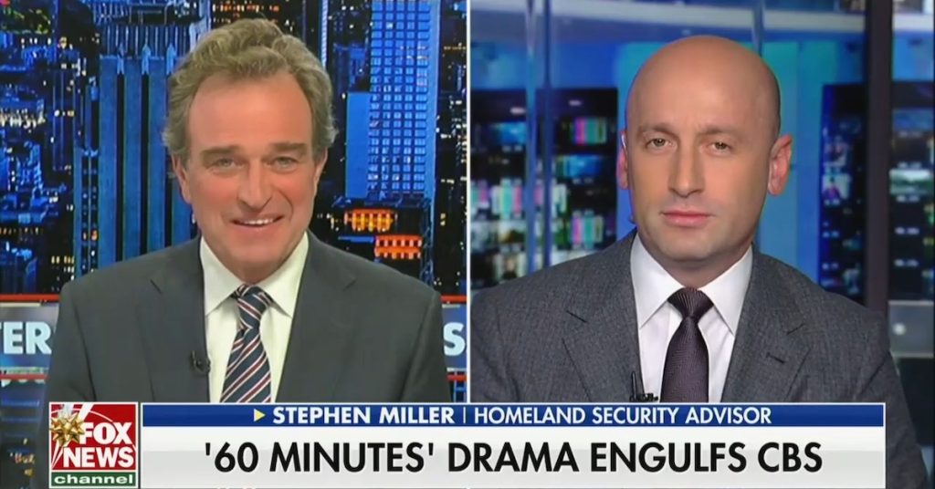 ‘Fire Them!’ Stephen Miller Demands CBS Axe 60 Minutes Producers Over ‘Revolt’