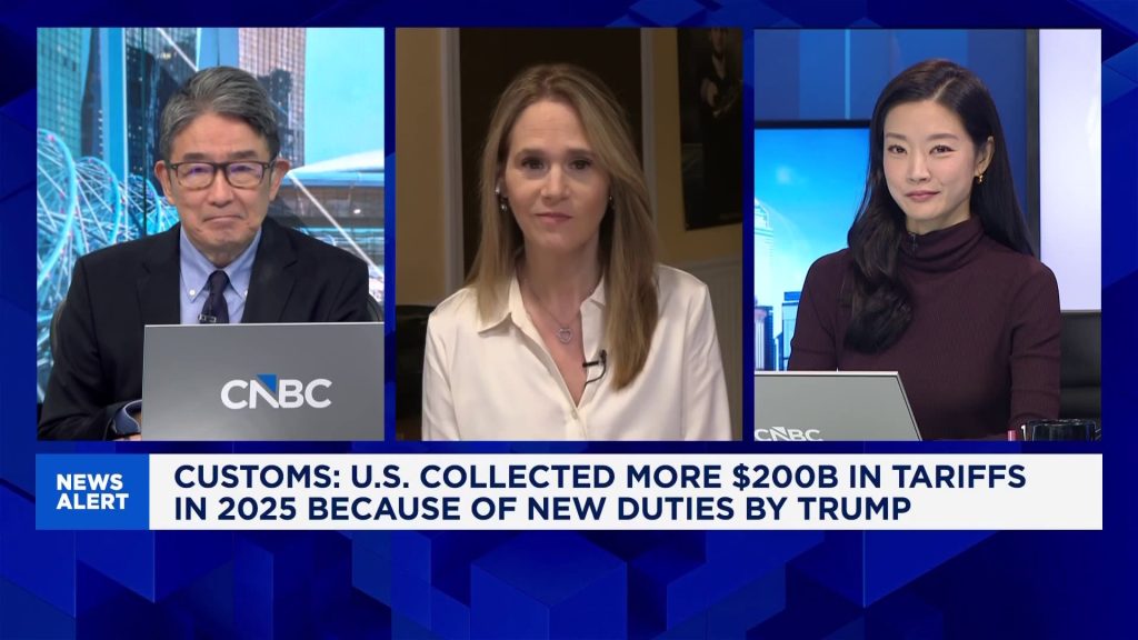 U.S. Customs: More than $200B collected under Trump tariffs in 2025