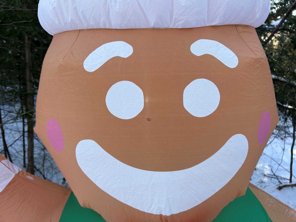 Gingerbread man, snowmen inflatables targeted by gunfire outside NH home