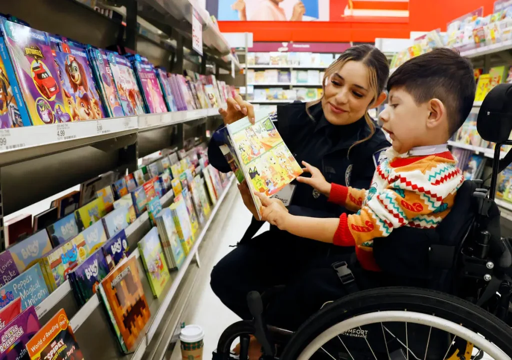 ‘Seeing their faces light up:’ NLV officers take children battling illnesses on shopping sprees
