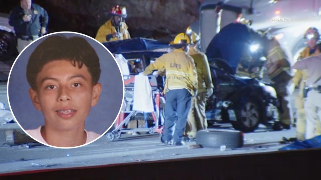 Family mourns 13-year-old boy killed in multi-vehicle crash on 210 Freeway in Sylmar