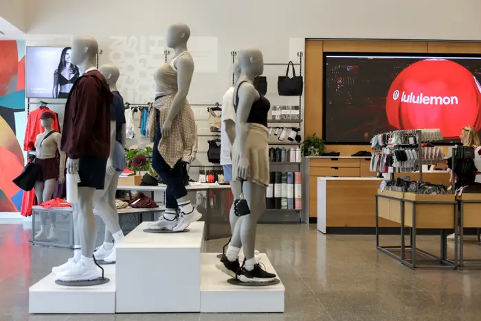 Lululemon is dialing back the in-store clutter