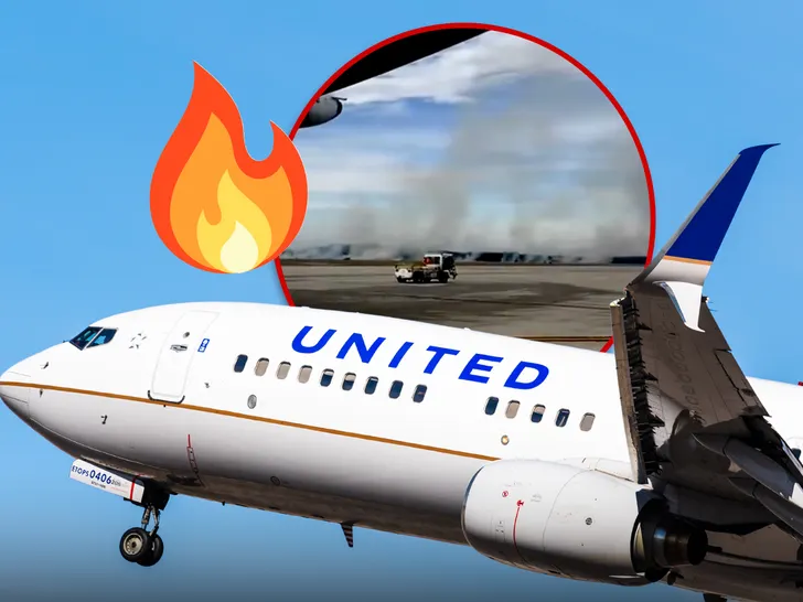 United Airlines Flights Loses Power in Engine, Sets Nearby Brush Ablaze During Takeoff