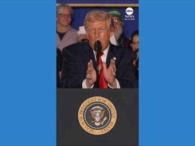 WATCH: Trump strays from economic policy talk during rally in Pennsylvania