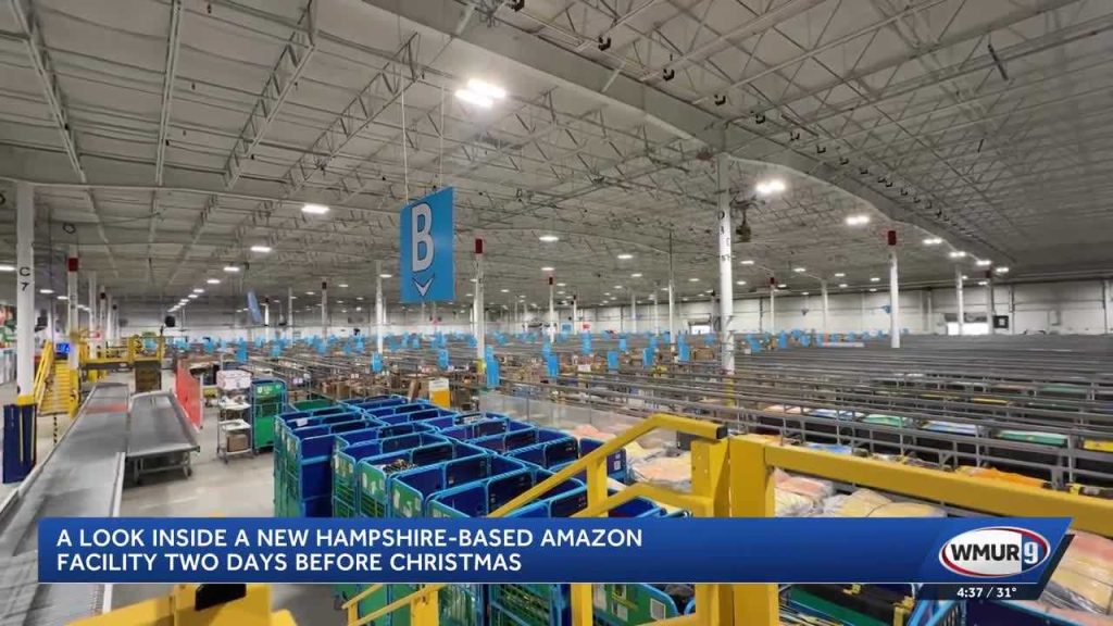 A look inside a NH-based Amazon facility two days before Christmas