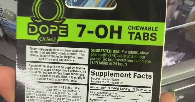 Thousands of illegal 7-OH products seized in DOJ bust: What is 7-OH?