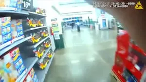 Indecent exposure suspect at Walmart chased down by police