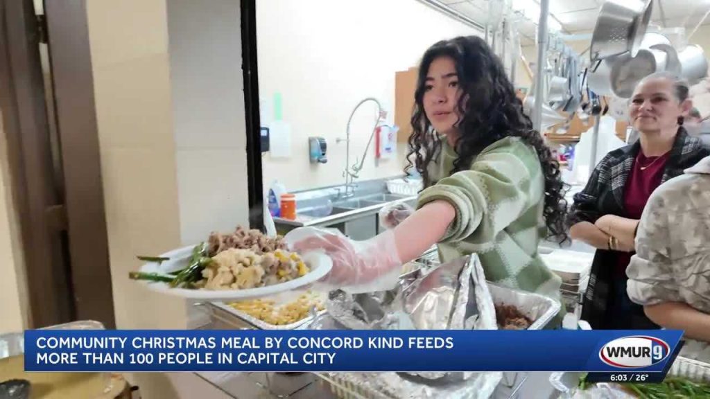 Community Christmas meal in Concord feeds more than 100 people