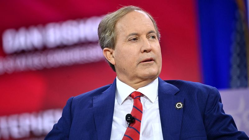 Texas judge orders Attorney General Ken Paxton’s divorce records unsealed amid heated Senate primary | CNN Politics