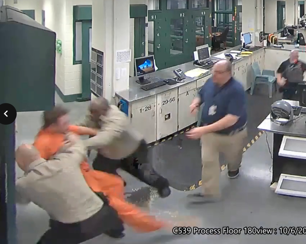 Aurora jail officer stood on inmate’s arm and broke it during fight, officials say
