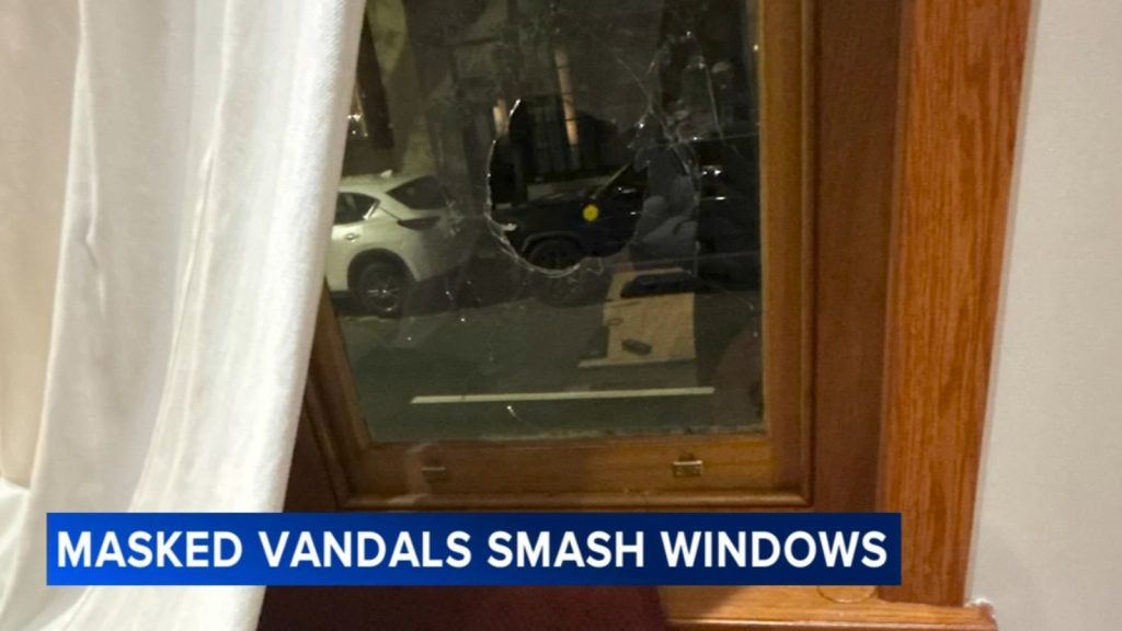 Masked trio rings doorbell, throws rock through Center City apartment window
