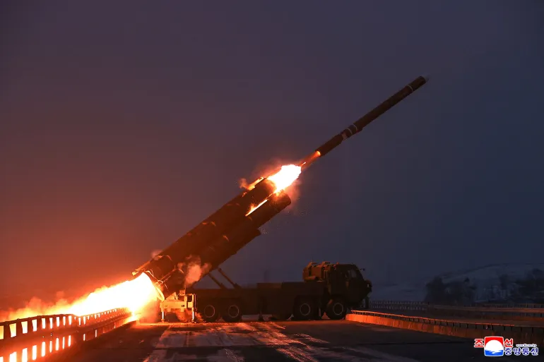 North Korea’s Kim oversees test launch of long-range cruise missiles