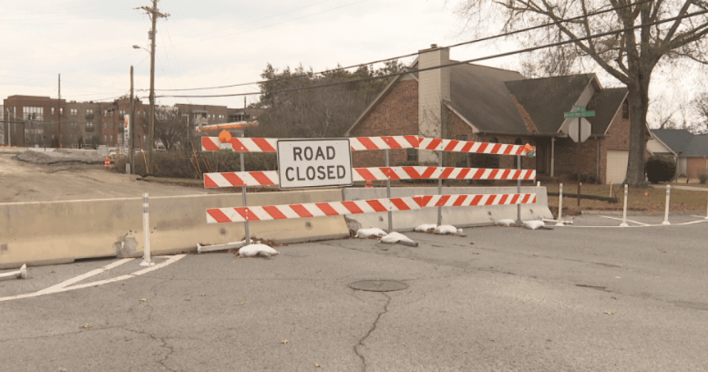 Nashville neighborhood frustrated by road closure of main entrance into subdivision
