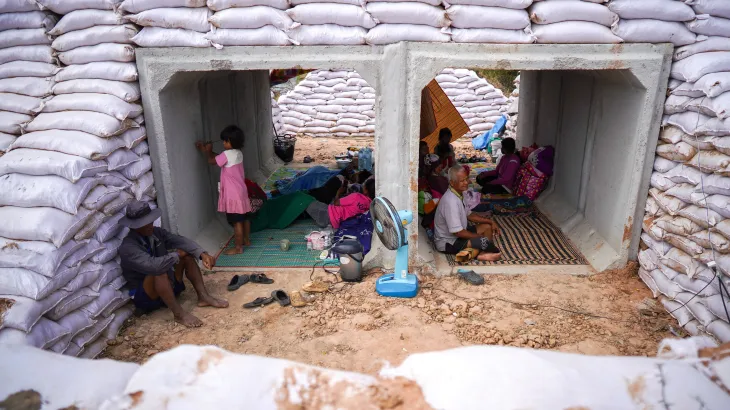 Thailand-Cambodia border clashes enter third day as 500,000 flee fighting