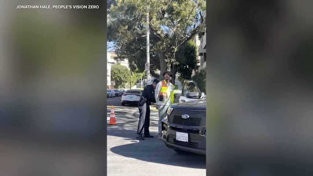 Man paints crosswalks in Westwood to make them safer, LAPD arrests him for vandalism