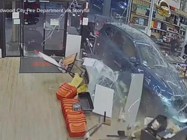 WATCH: Car crashes through California hardware store