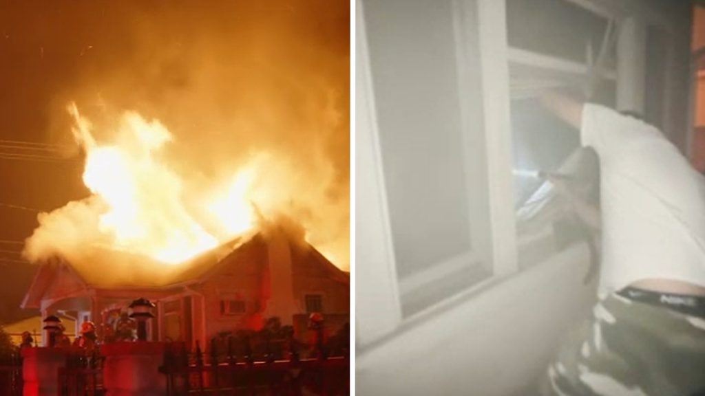 1 person dead, several hurt after Alhambra house fire and dramatic rescue