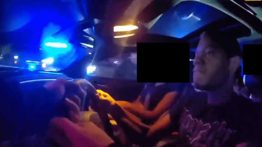 WATCH: Police officer pinned, dragged by driver during traffic stop in Newtown