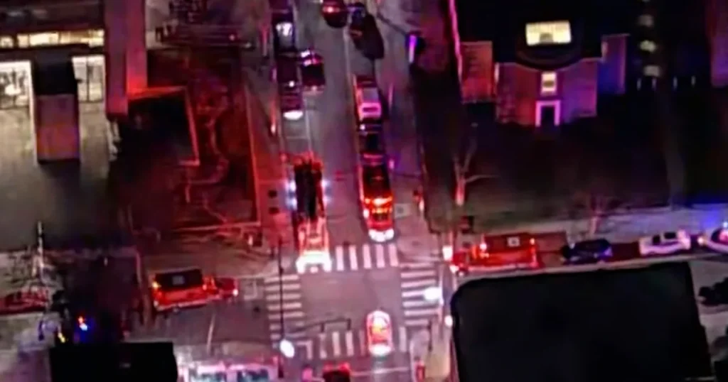 Exams were taking place near the site of Brown shooting