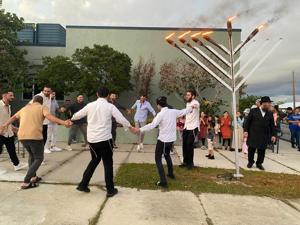 Menorah to light up site of arson attack