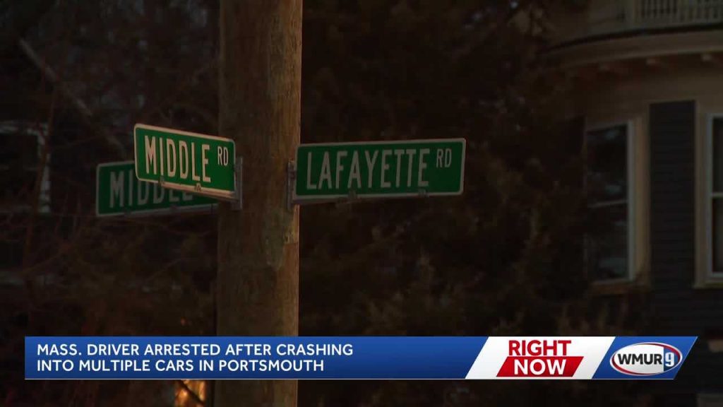 Massachusetts man charged with 4 felonies after multiple crashes in Portsmouth
