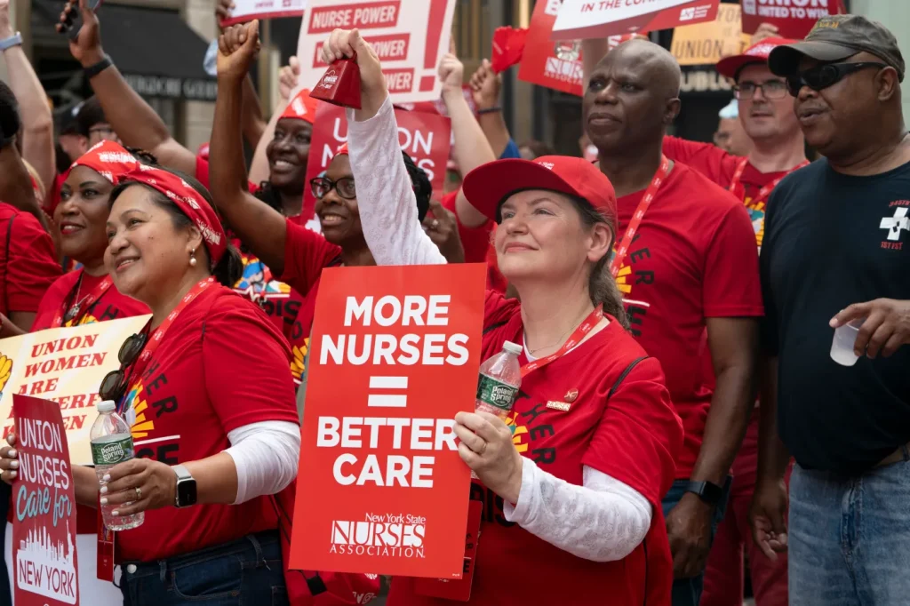 Approx 20,000 nurses poised to strike at hospitals across NYC when the NYE ball drops