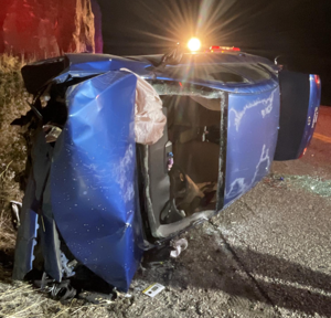 Two women injured when deer collides with car on Interstate 15 in Pocatello